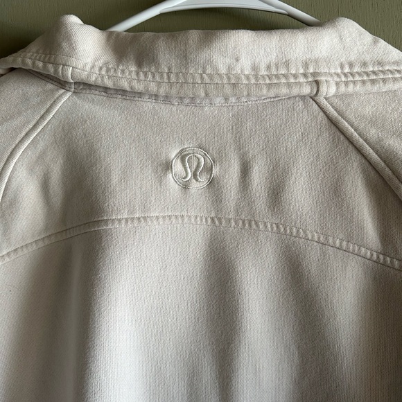 Lulu Cream Scuba Half Zip - Picture 4 of 9